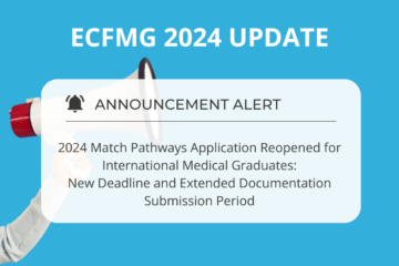 ECFMG 2024 UPDATE - NEXT STEPS