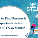 How to Find Research Opportunities for USMLE CV in MBBS - Next Steps